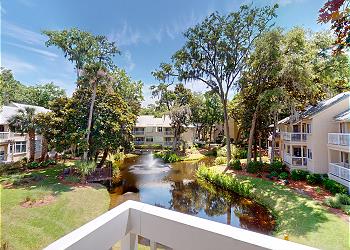 View of the Lagoon from Private Balcony