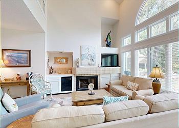 Living Room with HDTV
