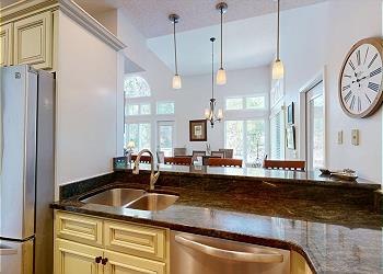 Kitchen with Bar Seating
