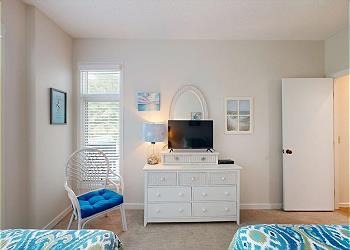 Guest Bedroom with HDTV