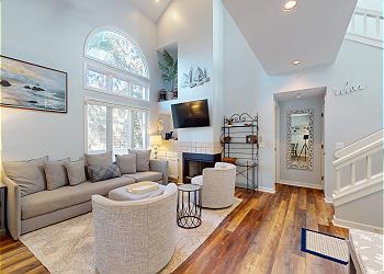 Living Room with HDTV