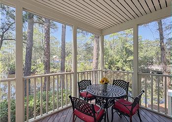 Screened-in Porch with View of the 11-mile Lagoon