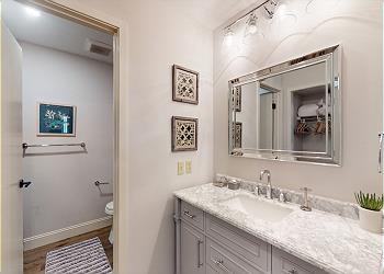 Fully Renovated En-Suite Bathroom with Tub and Shower Combinatio