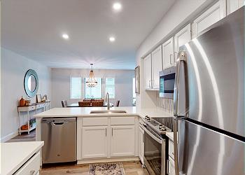 Kitchen with Stainless Steel Appliances