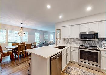 Newly Renovated Kitchen with Quartz Countertops