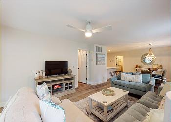Living Room with HDTV