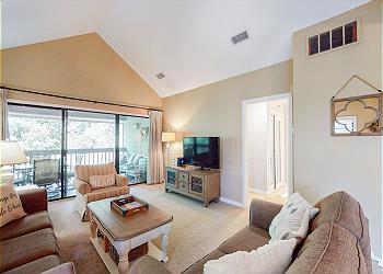 Living Room with HDTV