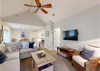 Living Room with HDTV
