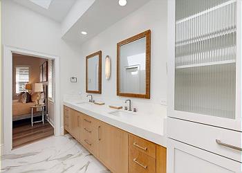 Recently Renovated Master Bathroom