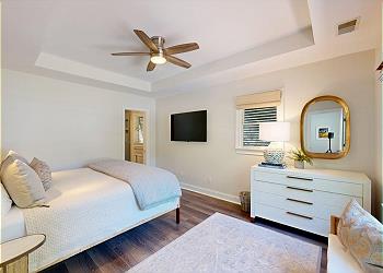 Guest Bedroom with HDTV
