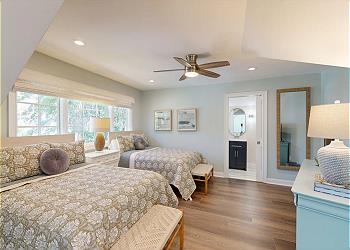 3rd Floor Guest Bedroom with Two Double Size Beds