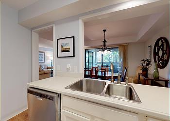 Kitchen with Pass-Through Window