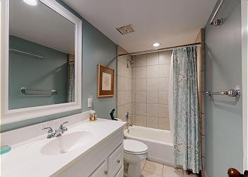 Guest Bathroom with Tub and Shower Combination