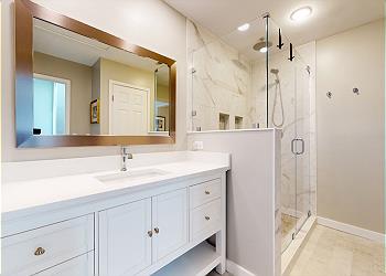 Newly Updated Primary Bathroom