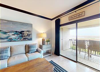 Living Room with Views of the Broad Creek