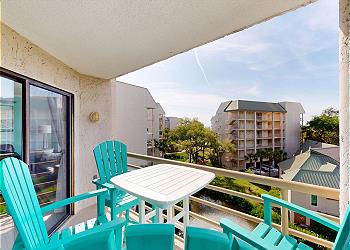 Primary Balcony with Outdoor Seating