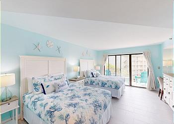 Guest Bedroom with Two Queen Size Beds
