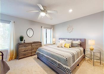 Primary Bedroom with King Size Bed