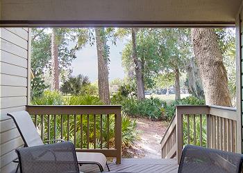 Private Deck with Stairs