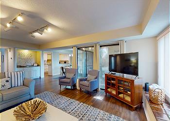 Living Room with Smart TV