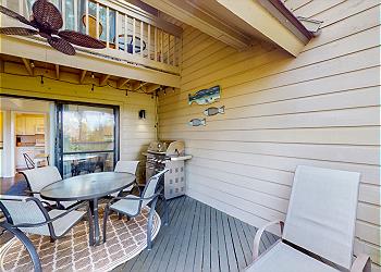 Private Deck with Propane Grill