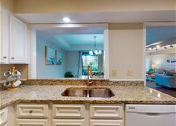 Kitchen with Pass-Through to Dining Room