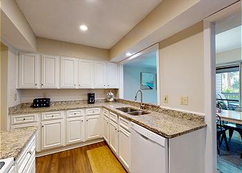 Kitchen with Granite Countertops