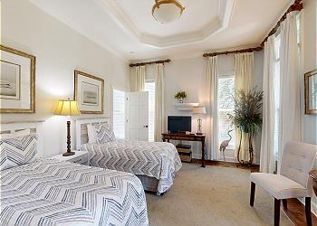 First Floor Guest Bedroom with HDTV