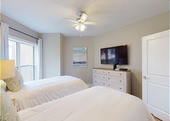 Twin Bedroom with HDTV
