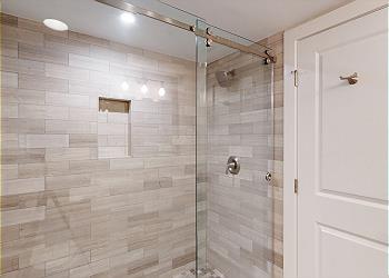 Guest Bathroom with walk in shower