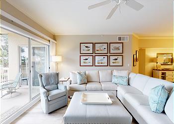 Living Room with Large Sectional
