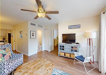 Living Room with HDTV