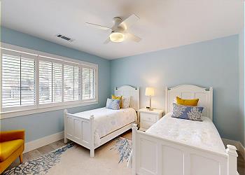Guest Bedroom with Two Twin Size Beds