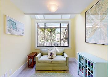 Kitchen with Seating Area