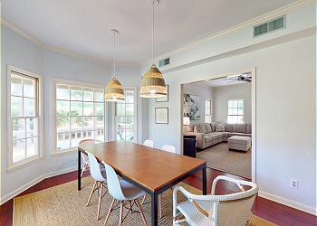 Formal Dining Adjacent to Living Room