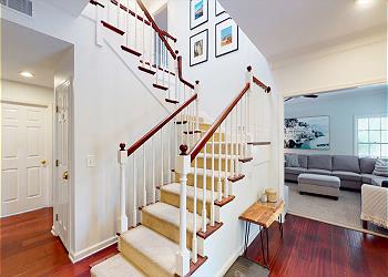 Elegant Staircase to Second Level