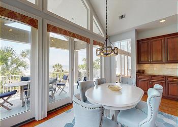 Kitchen with Access to Private Deck