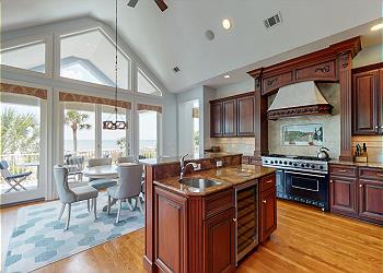 Kitchen with Views of the Atlantic Ocean