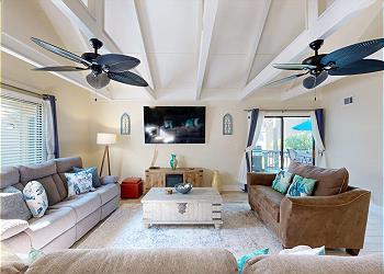 Living Room with HDTV