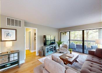 Living Room with HDTV