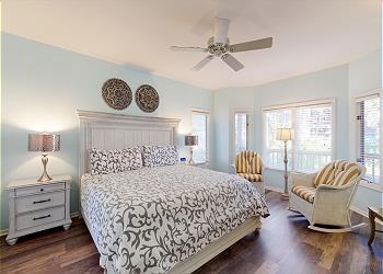 First Floor Primary Bedroom with King Bed