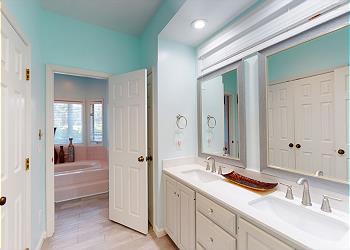 Primary Bathroom with Double Sinks