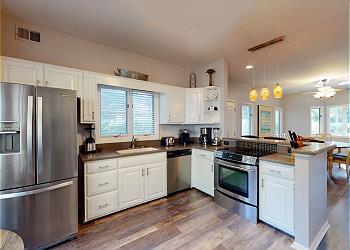 Kitchen with Stainless Steel Appliances
