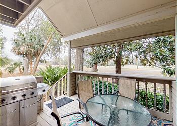Private Deck with Views of the George Fazio Golf Course