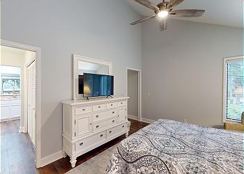 First Floor Guest Bedroom with HDTV