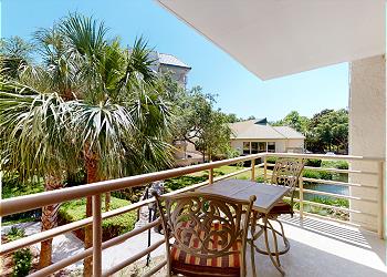 Guest Bedroom Balcony with Outdoor Seating