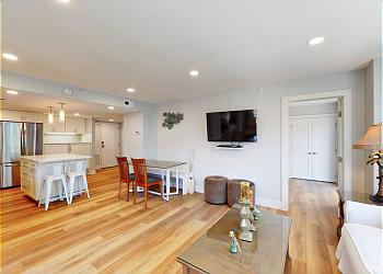 Living Room with HDTV