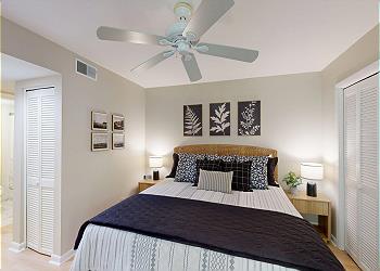 Primary Bedroom with King Size Bed