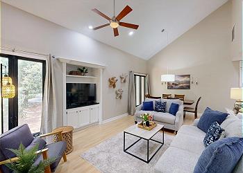 Living Room with HDTV