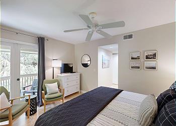 Primary Bedroom with Access to Private Balcony